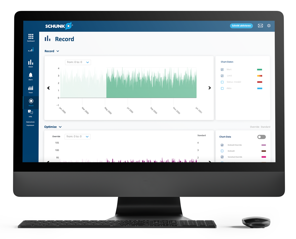 Schunk iTendo-Plattform - Record App
